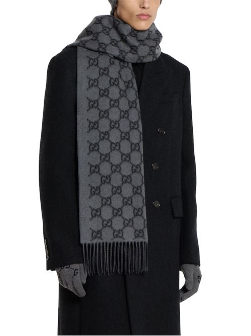 Sciarpa in cashmere GG GUCCI | 8123174GABX1260