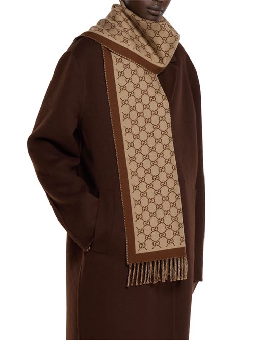 Sciarpa in lana GG GUCCI | 8355343G2009865