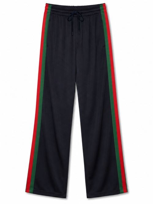 Pantalone sportivo con Web GUCCI | 866170XJH0N4816