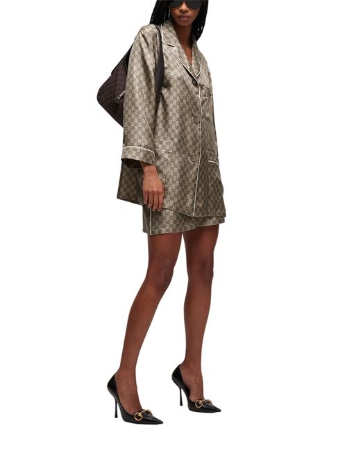 Camicia in twill GUCCI | 875471ZAUUN2270
