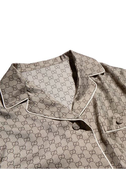 Camicia in twill GUCCI | 875471ZAUUN2270