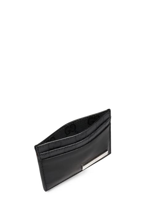 Portacarte con targhetta GUCCI | A001XBAAGTN1000