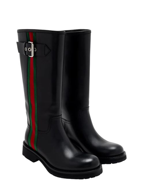 Stivale Biker GUCCI | A00344AAGSL1060