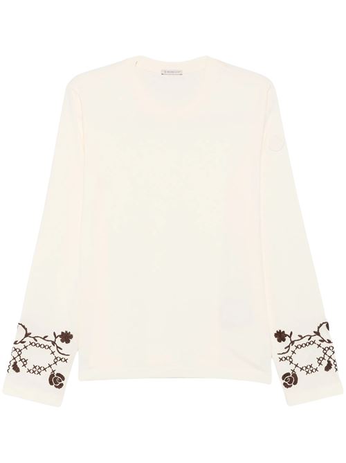 T-shirt con stampe MONCLER | L20938D0000689AUO034