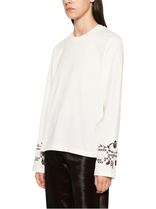 T-shirt con stampe MONCLER | L20938D0000689AUO034