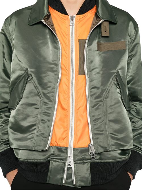 Giacca a strati con zip SACAI | 2604039M531