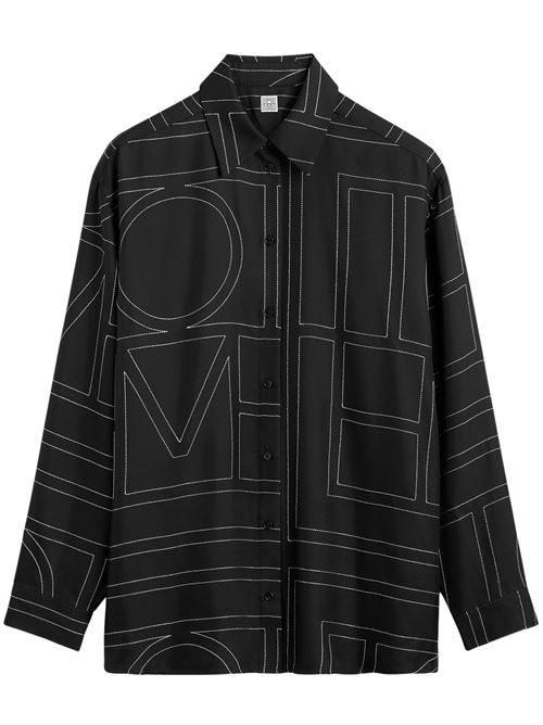 Camicia monogram TOTEME | 263WRT0480FB0704001
