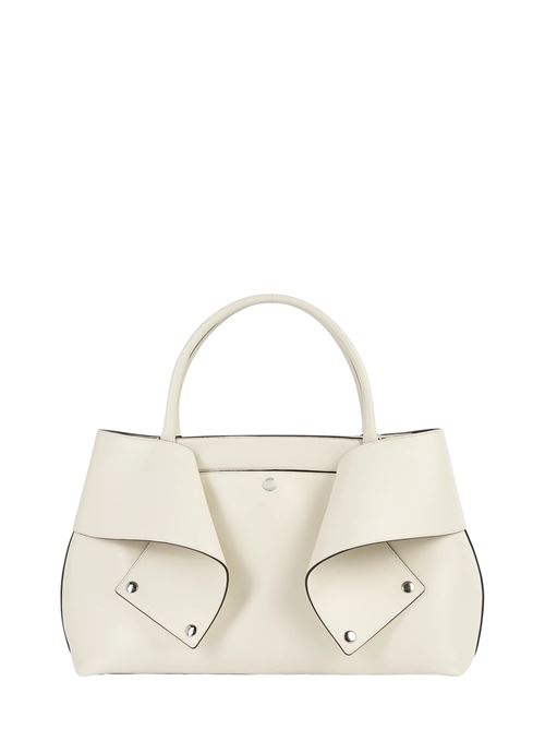 Borsa a mano in pelle Mercer stone/rosso TOTEME | 264WAL0134LE0206444