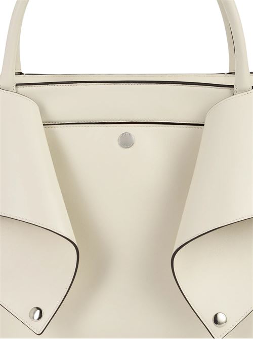 Borsa a mano in pelle Mercer stone/rosso TOTEME | 264WAL0134LE0206444