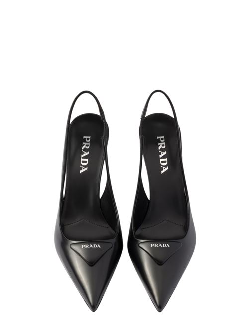 Slingback in pelle spazzolata PRADA | 1I901M055F0002